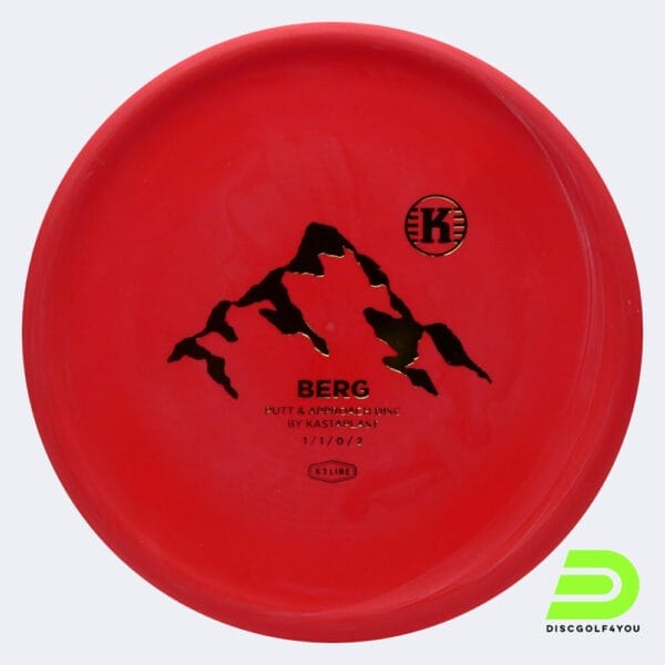 Kastaplast Berg in red, k3 plastic