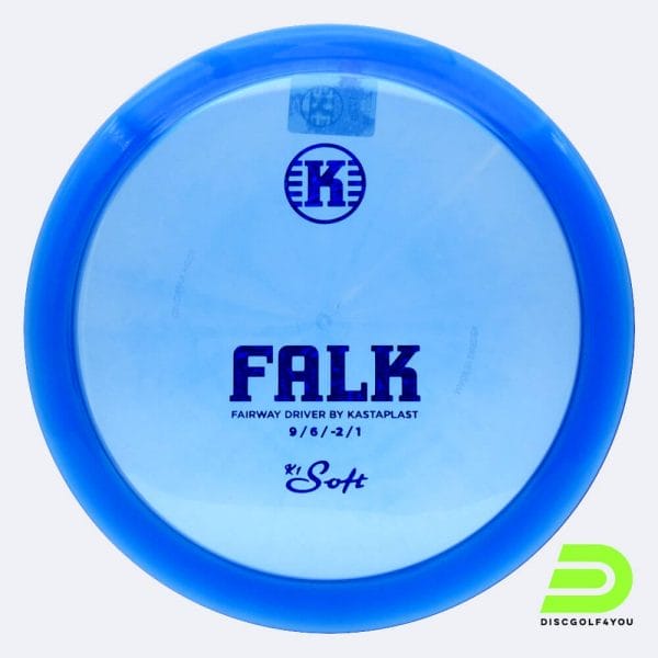 Kastaplast Falk in blue, k1 soft plastic