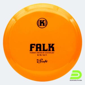 Kastaplast Falk in orange, im K1 soft Kunststoff und ohne Spezialeffekt