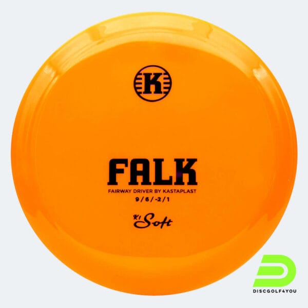 Kastaplast Falk in orange, im K1 soft Kunststoff und ohne Spezialeffekt