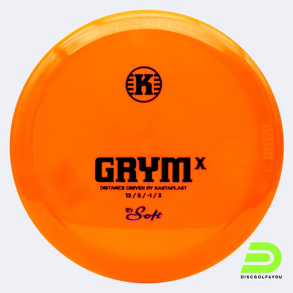 Kastaplast GrymX in classic-orange, k1 soft plastic