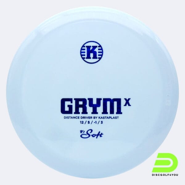Kastaplast GrymX in hellblau, im K1 soft Kunststoff und ohne Spezialeffekt