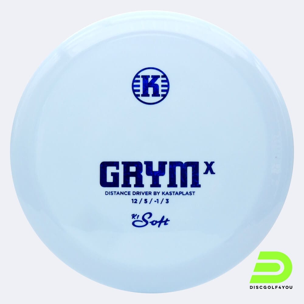 Kastaplast GrymX in light-blue, k1 soft plastic