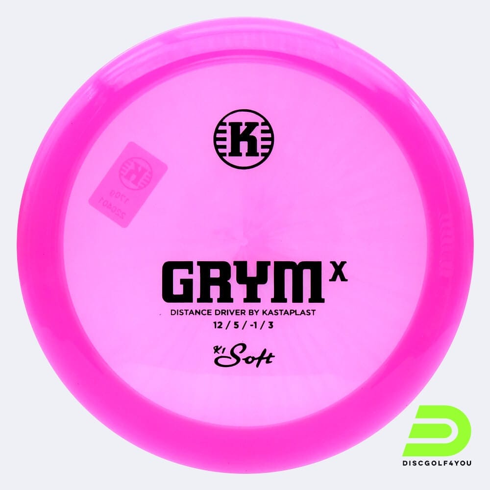Kastaplast GrymX in pink, k1 soft plastic
