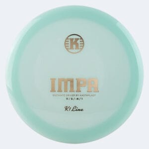 Kastaplast Impa in turquoise, k1 plastic and first run effect