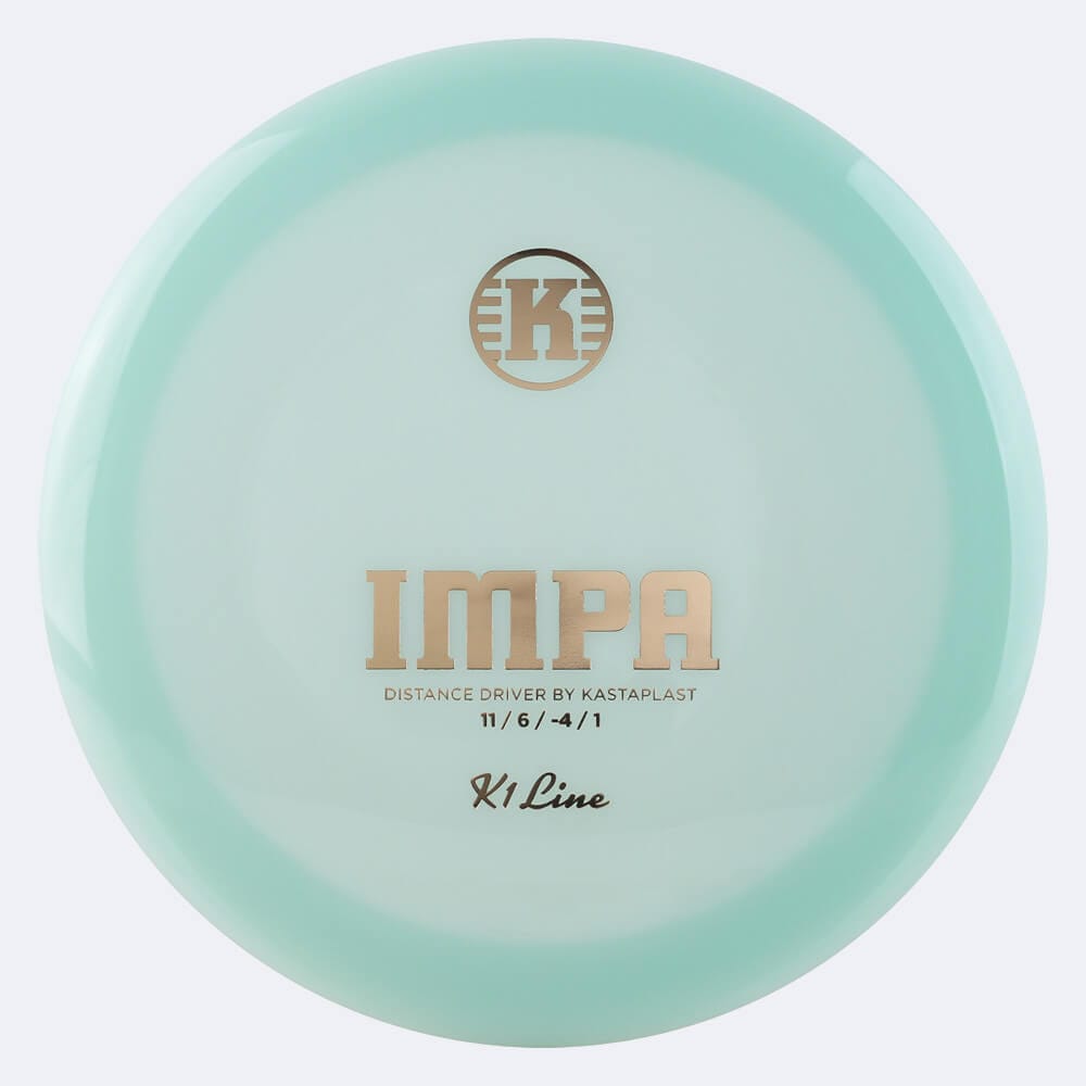 Kastaplast Impa in turquoise, k1 plastic and first run effect