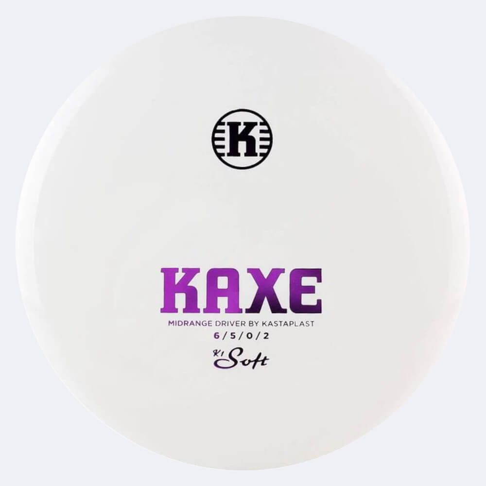 Kastaplast Kaxe retooled in white, k1 soft plastic