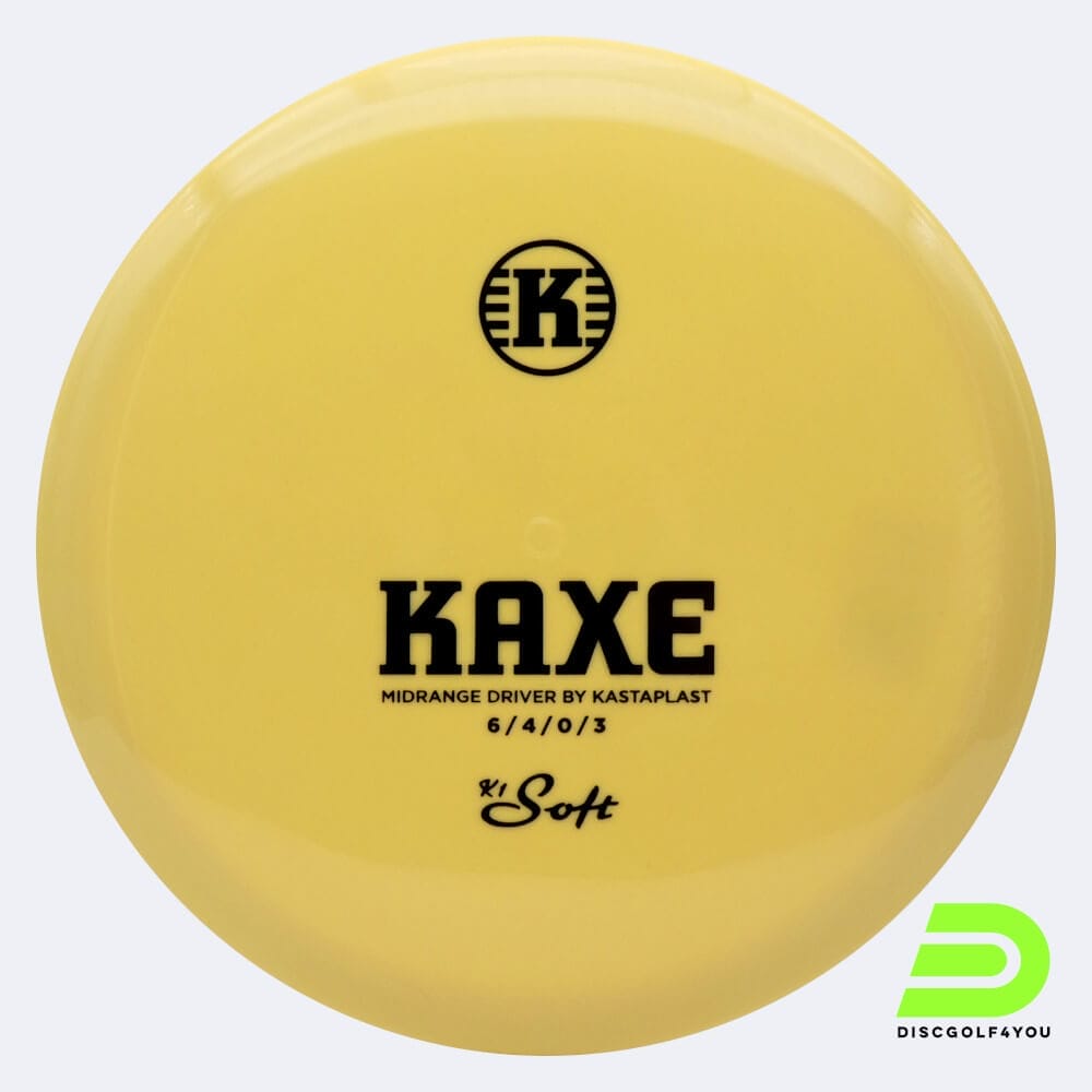 Kastaplast Kaxe in yellow, k1 soft plastic