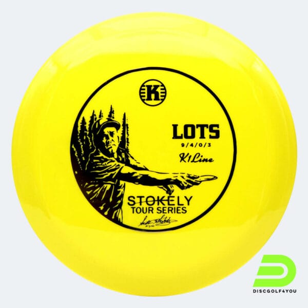 Kastaplast Lots Stokely Tour Series in yellow, k1 plastic