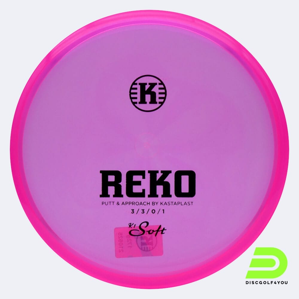 Kastaplast Reko in pink, k1 soft plastic
