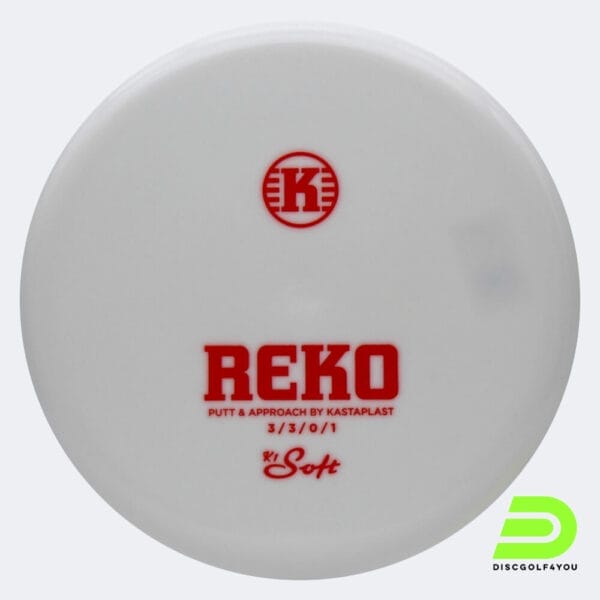 Kastaplast Reko in white, k1 soft plastic