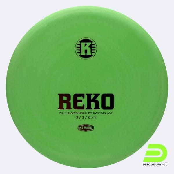 Kastaplast Reko in hellgrün, im K3 Hard Kunststoff und ohne Spezialeffekt
