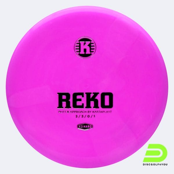 Kastaplast Reko in pink, k3 hard plastic