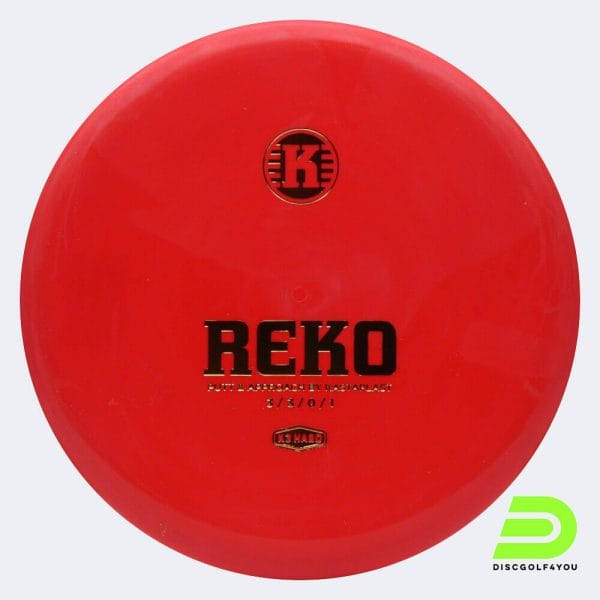 Kastaplast Reko in rot, im K3 Hard Kunststoff und ohne Spezialeffekt
