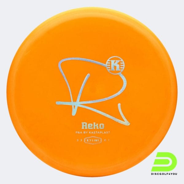 Kastaplast Reko in orange, im K3 Kunststoff und ohne Spezialeffekt