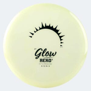 Kastaplast RekoX in weiss, im K1 Glow Kunststoff und glow Spezialeffekt