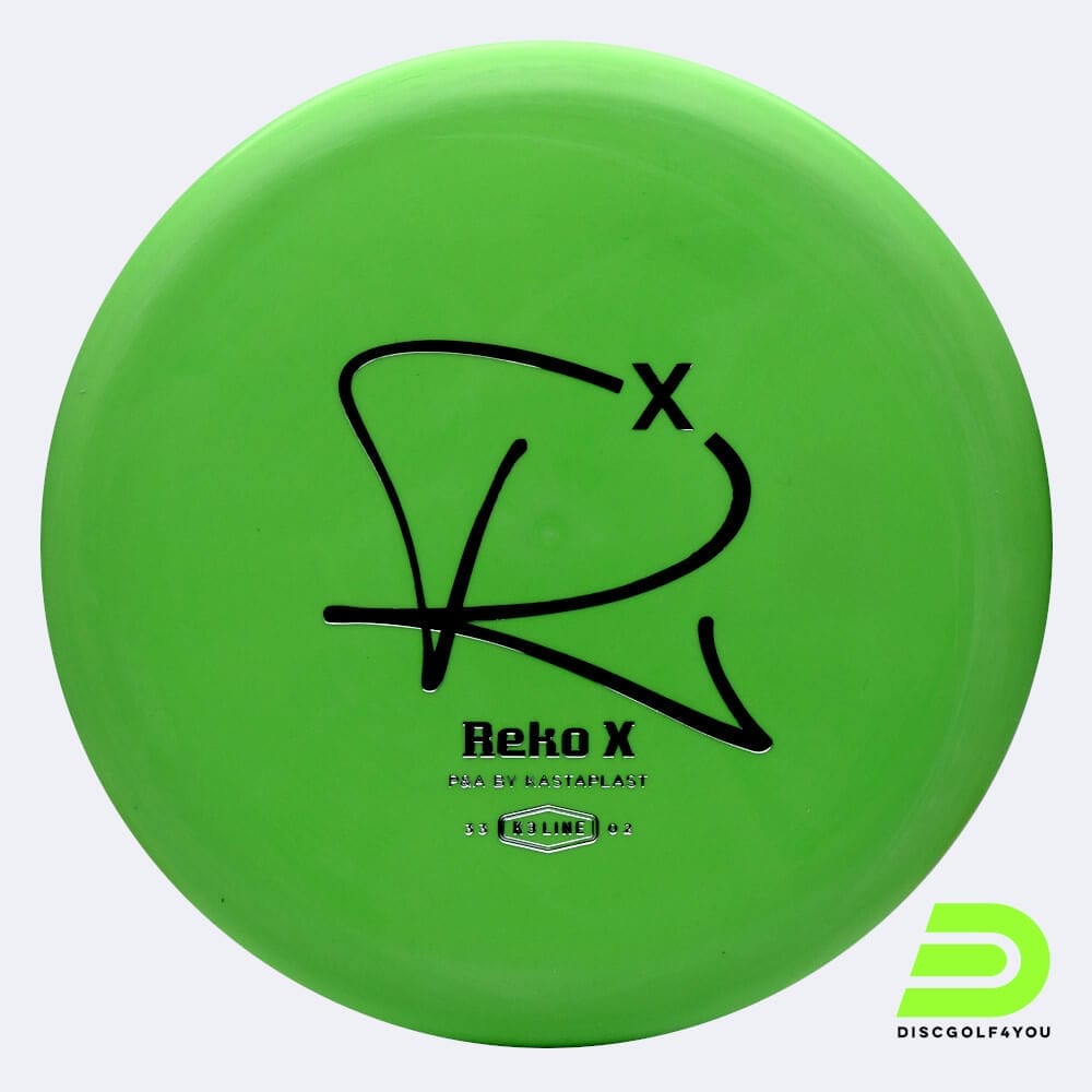 Kastaplast RekoX in green, k3 plastic