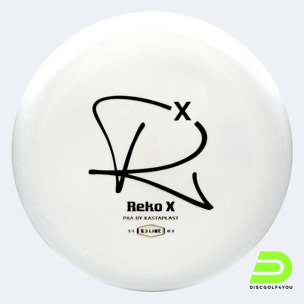 Kastaplast RekoX in white, k3 plastic