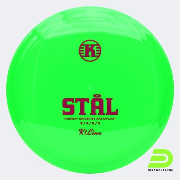 Kastaplast Stål in green, k1 plastic