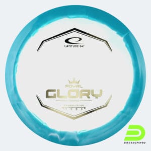 Latitude 64° Glory in turquoise, grand orbit plastic
