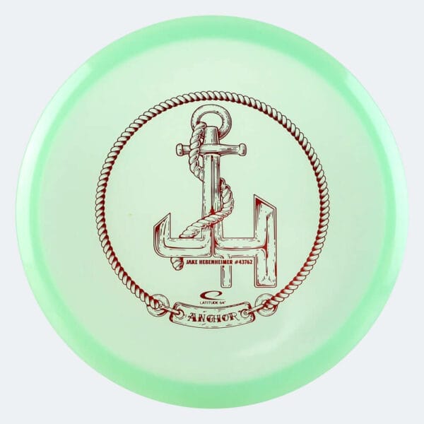 Latitude 64° Anchor in turquoise, opto moonshine plastic and glow effect