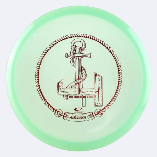 Latitude 64° Anchor in turquoise, opto moonshine plastic and glow effect