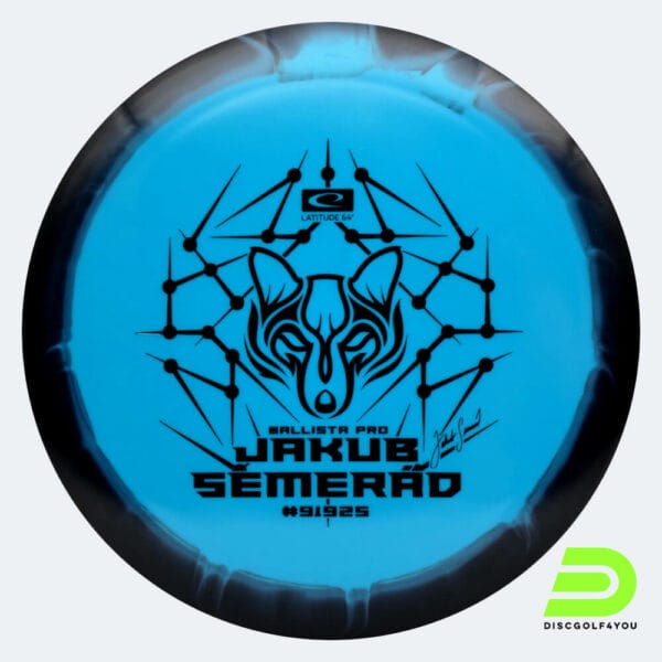 Latitude 64° Ballista Pro - Jakub Semerad Team Series in light-blue, gold orbit plastic