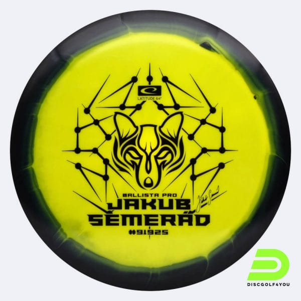 Latitude 64° Ballista Pro - Jakub Semerad Team Series in yellow, gold orbit plastic