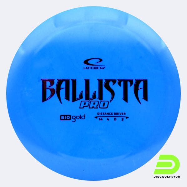Latitude 64° Ballista Pro in blau, im BioGold Kunststoff und ohne Spezialeffekt