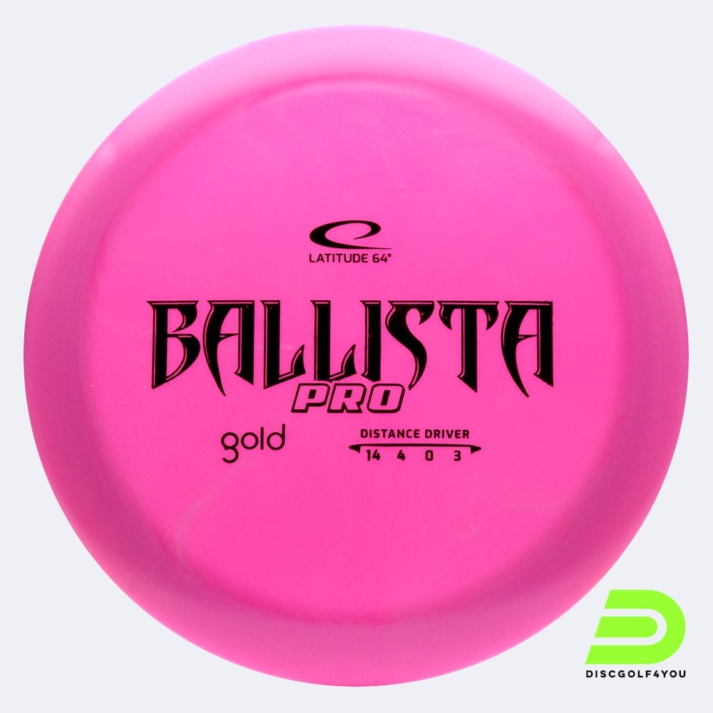 Latitude 64° Ballista Pro in rosa, im Gold Kunststoff und ohne Spezialeffekt