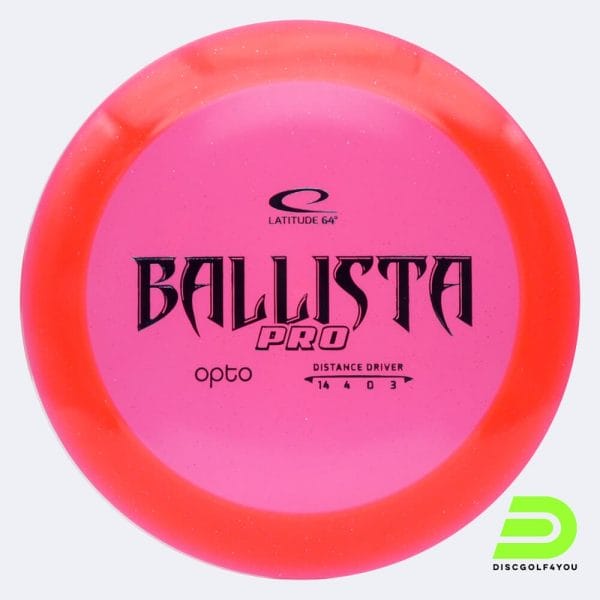 Latitude 64° Ballista Pro in rot, im Opto Kunststoff und ohne Spezialeffekt