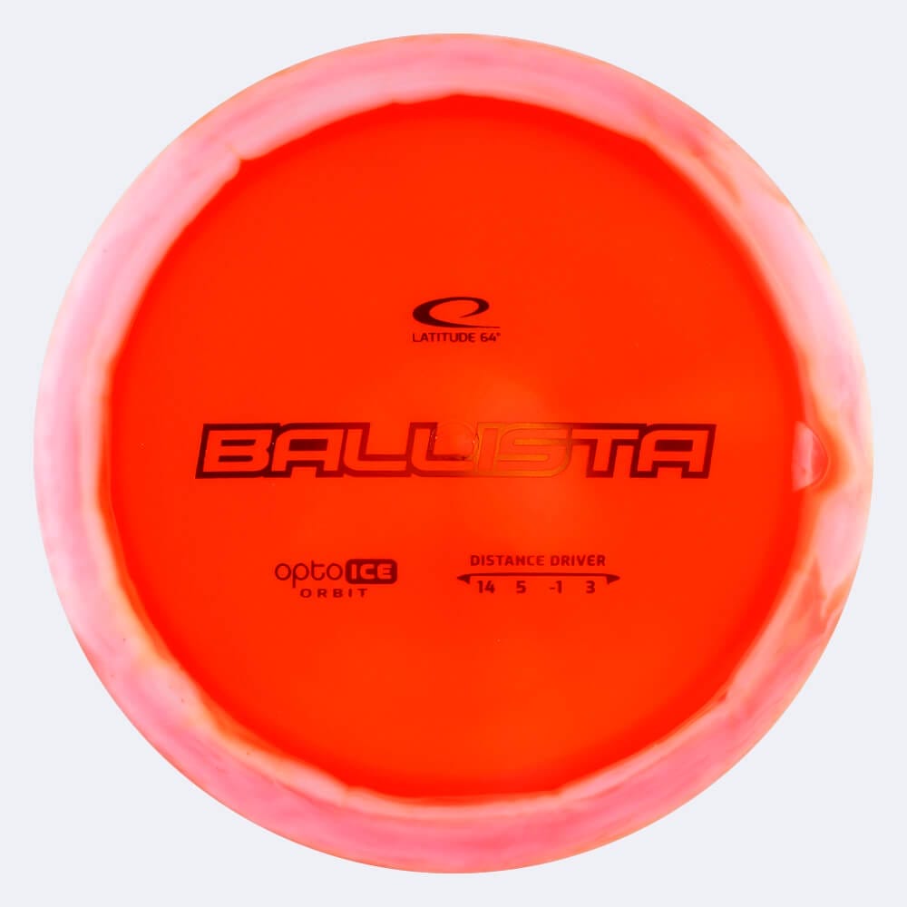 Latitude 64° Ballista in orange, im Opto Ice Orbit Kunststoff und ohne Spezialeffekt