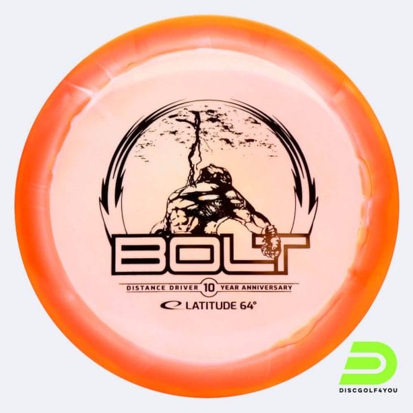 Latitude 64° Bolt 10 Year Anniversary in orange, im Gold Kunststoff und ohne Spezialeffekt