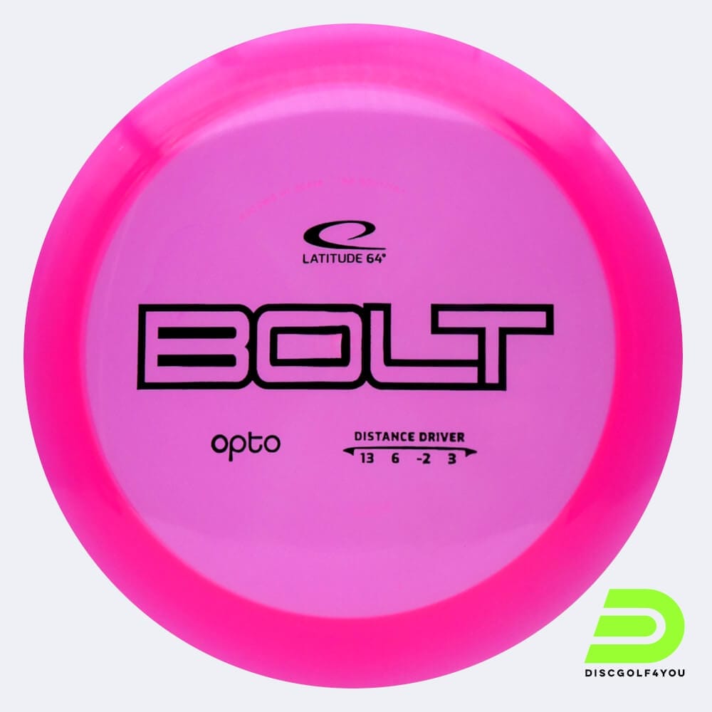 Latitude 64° Bolt in rosa, im Opto Kunststoff und ohne Spezialeffekt
