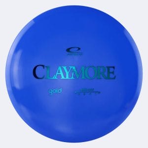 Latitude 64° Claymore in blau, im Gold Kunststoff und ohne Spezialeffekt
