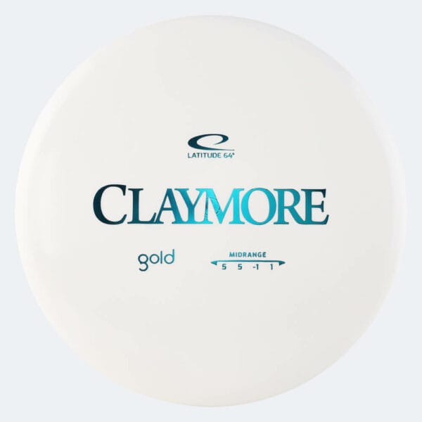 Latitude 64° Claymore in weiss, im Gold Kunststoff und ohne Spezialeffekt