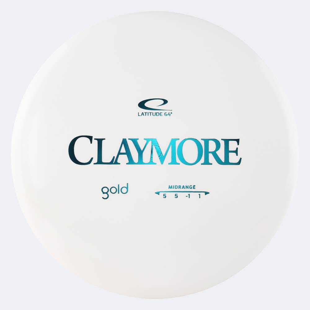 Latitude 64° Claymore in weiss, im Gold Kunststoff und ohne Spezialeffekt