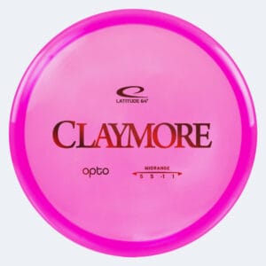 Latitude 64° Claymore in rosa, im Opto Kunststoff und ohne Spezialeffekt