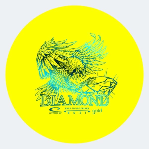 Latitude 64° Diamond in gelb, im Gold Kunststoff und ohne Spezialeffekt