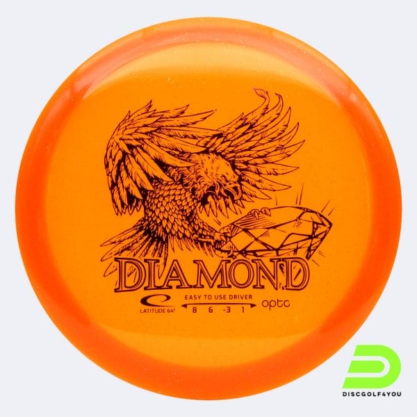 Latitude 64° Diamond in classic-orange, opto plastic