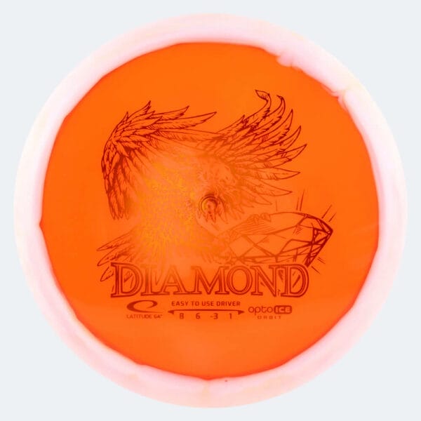 Latitude 64° Diamond in classic-orange, opto ice orbit plastic