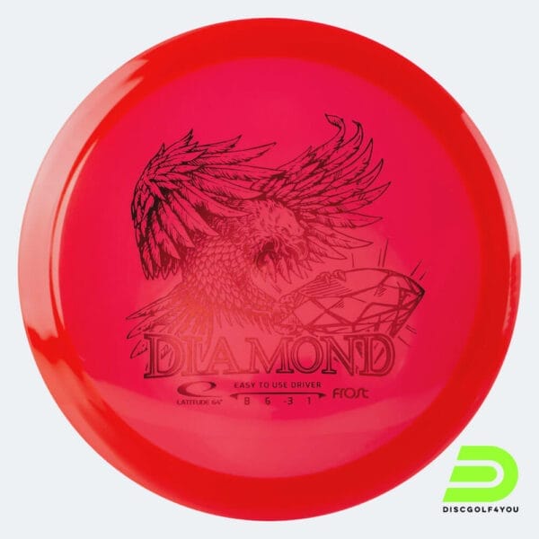 Latitude 64° Diamond in red, frost plastic