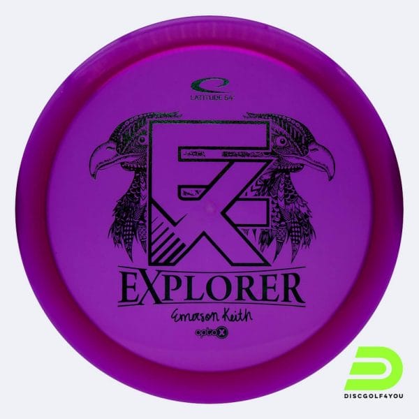 Latitude 64° Explorer Emerson Keith TS in purple, opto x plastic