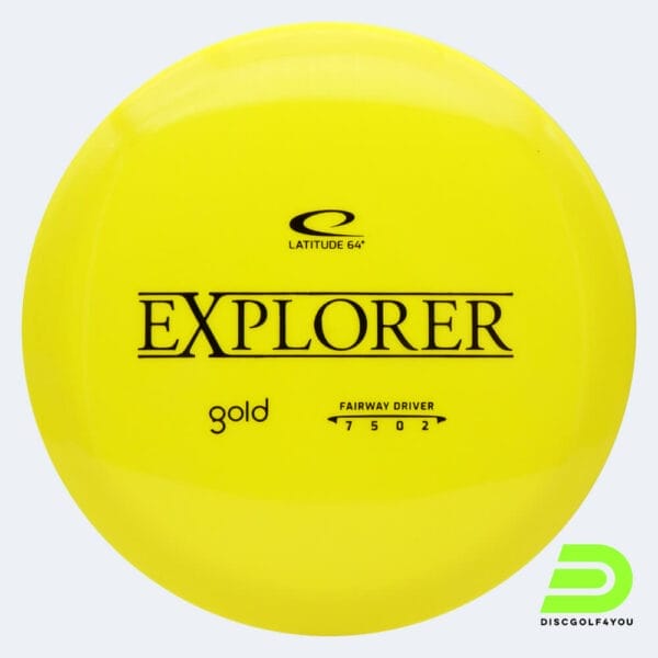 Latitude 64° Explorer in gelb, im Gold Kunststoff und ohne Spezialeffekt