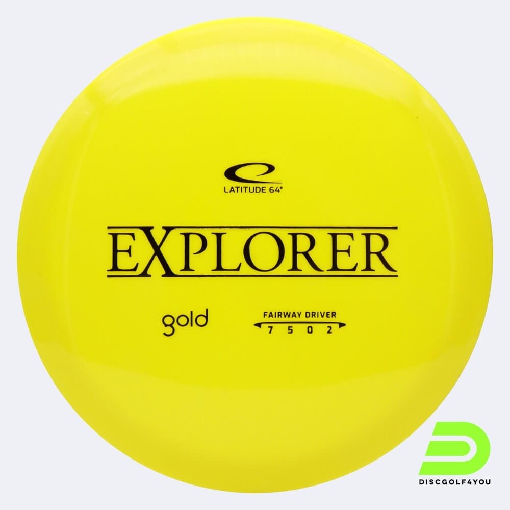 Latitude 64° Explorer in gelb, im Gold Kunststoff und ohne Spezialeffekt