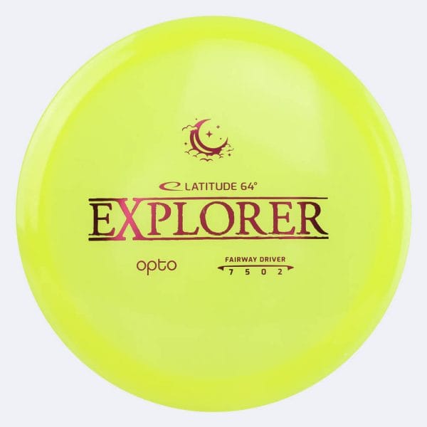Latitude 64° Explorer in gelb, im Opto Ice Moonshine Kunststoff und glow Spezialeffekt