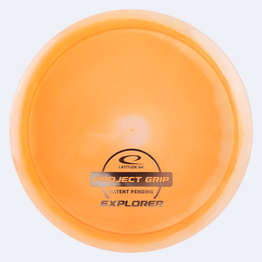Latitude 64° Explorer in classic-orange, project grip plastic and prototype effect