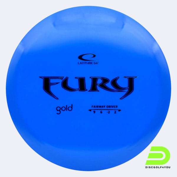 Latitude 64° Fury in blau, im Gold Kunststoff und ohne Spezialeffekt