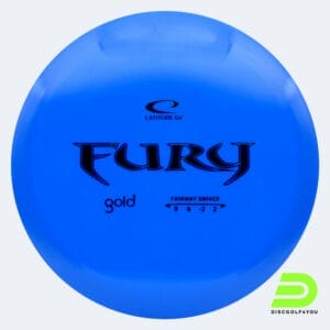 Latitude 64° Fury in blue, gold plastic