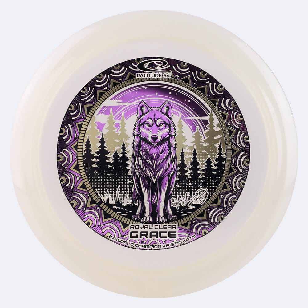 Latitude 64° Grace Kristin Lätt in white, royal clear plastic